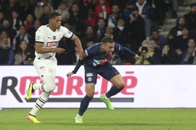 Kylian Mbappe (PSG) FOOTBALL : Paris Saint Germain Vs Rennes - Coupe de France - Demi Finale - 03 04 2024 MichaelBaucher Panoramic 