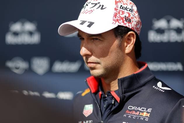 PEREZ Sergio (mex), Red Bull Racing RB20, portrait, during the Formula 1 MSC Cruises Japanese Grand Prix 2024, 4th round of the 2024 Formula One World Championship, WM, Weltmeisterschaft from April 5 to 7, 2024 on the Suzuka International Racing Course, in Suzuka, Japan - F1 - JAPANESE GRAND PRIX 2024 DPPI Panoramic  240404_R04_GIAPPONE__LF_5662