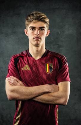 Commercial Shoot - Belgian Red Devils EURO 2024 TUBIZE, BELGIUM - MARCH 19 : De Ketelaere Charles midfielder of Belgium pictured during a commercial photo shoot in Proximus Basecamp. on March 19, 2024 in Tubize, Belgium, 19 03 2024 Tubize Belgium  Copyright: xVdux