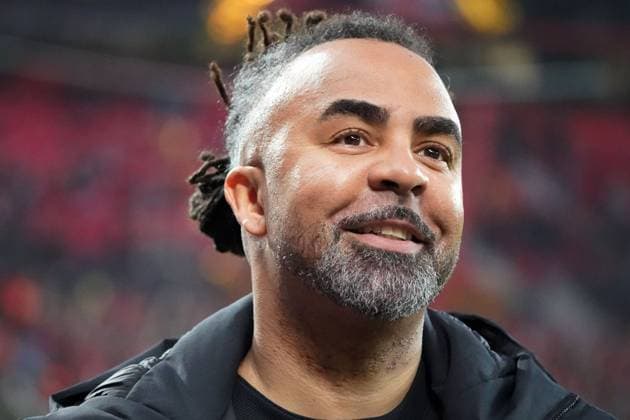 Fussball, Saison 2023 2024, DFB Pokal Halbfinale, Bayer 04 Leverkusen- Fortuna Düsseldorf , 03.04.2024, Bayarena Leverkusen Patrick Owomoyela, Deutschland Fussball experte *** Football, 2023 2024 season, DFB Cup semi-final, Bayer 04 Leverkusen Fortuna Düsseldorf , 03 04 2024, Bayarena Leverkusen Patrick Owomoyela, Germany football expert