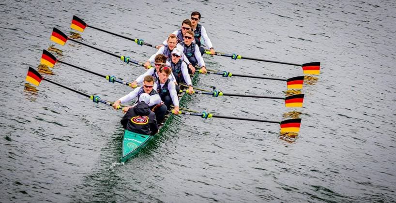 Sport Themen der Woche KW14 Sport Bilder des Tages Deutschlandachter in Dortmund. ** NUR FÜR REDAKTIONELLE ZWECKE ** EDITORIAL USE ONLY **<p>Pressetermin mit dem Deutschlandachter am Donnerstag den 4. April 2024 auf dem Dortmund-Ems-Kanal bei Dortmund. Deutschland NRW Dortmund Copyright: RalfxRottmann *** Deutschlandachter in Dortmund FOR EDITORIAL PURPOSES ONLY EDITORIAL USE ONLY p Press event with the Deutschlandachter on Thursday, April 4, 2024 on the Dortmund Ems Canal near Dortmund Germany NRW Dortmund Copyright RalfxRottmann Copyright: RalfxRottmann doc7uupim53vqu1ceqadlp8 ,EDITORIAL USE ONLY