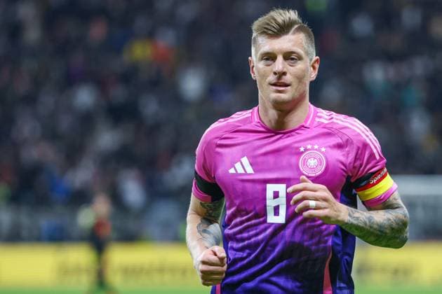 Testspiel: Deutschland - Niederlande am 26.03.2024 im Deutsche Bank Park in Frankfurt Toni Kroos (Deutschland, 8)