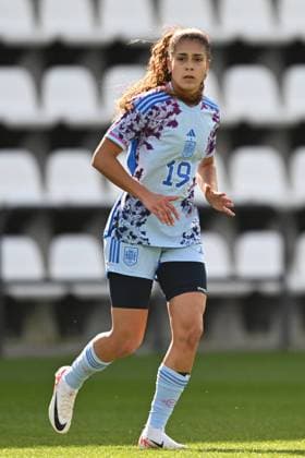 SOCCER FRIENDLY WOMEN UNDER-23 BELGIUM VS SPAIN Ariana Arias Jimenez (19) of Spain pictured during a friendly soccer game between the national women under 23 teams of Belgium and Spain on Thursday 4 April 2024 in Tubize , Belgium . PHOTO SPORTPIX David Catry Tubize Proximus Base Camp Belgium  Copyright: xSportpix.bex xDavidxCatryxDavidxCatryx