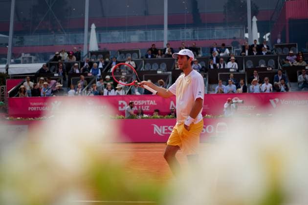 Estoril, Portugal, April 05 2024: Nuno Borges (Portugal) during the Millennium Estoril Open match between Cristian Garin (Chile) and Nuno Borges (Portugal) at Clube de Tenis do Estoril in Estoril, Portugal. (Pedro Porru SPP) Copyright: xPedroxPorrux xSPPx spp-en-PePoSp-HE5A6054