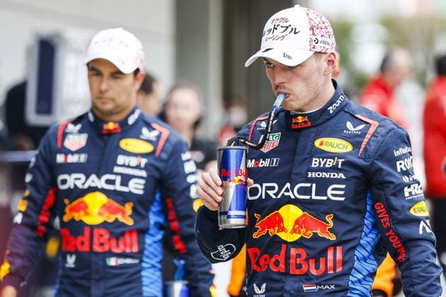 VERSTAPPEN Max (ned), Red Bull Racing RB20, portrait and NORRIS Lando (gbr), McLaren F1 Team MCL38, portrait during the Formula 1 MSC Cruises Japanese Grand Prix 2024, 4th round of the 2024 Formula One World Championship, WM, Weltmeisterschaft from April 5 to 7, 2024 on the Suzuka International Racing Course, in Suzuka, Japan - F1 - JAPANESE GRAND PRIX 2024 DPPI Panoramic 240406_R04_GIAPPONE__LF35191
