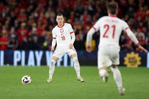 CARDIFF 26.03.2024 FINALOWY MECZ BARAZOWY ELIMINACJE DO MISTRZOSTW EUROPY 2024: WALIA - POLSKA 0:0 k. 4:5 --- UEFA EURO, EM, Europameisterschaft,Fussball 2024 QUALIFICATION FINAL PLAY-OFF MATCH: WALES - POLAND 0:0 k. 4:5 PIOTR ZIELINSKI FOT. PIOTR KUCZA FOTOPYK NEWSPIX.PL --- Newspix.pl  240326PYK162