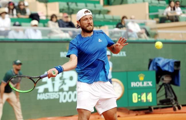 ROLEX MONTE-CARLO MASTERS PHOTOPQR NICE MATIN Jean François Ottonello ; Roquebrune-Cap-Martin ; 06 04 2024 ; ROLEX MONTE-CARLO MASTERS - QUALIFICATIONS - LUCAS POUILLE Roquebrune-Cap-Martin France  Copyright: xPHOTOPQR NICExMATIN MAXPPPxJeanxFrançoisxOttonellox 20240406NIM2466 20240406NIM2466