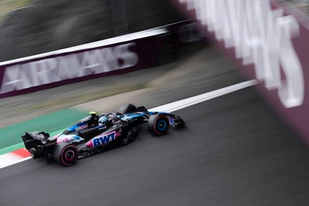 April 6, 2024, Suzuka, Mie, Japan: ESTEBAN OCON (FRA) of Alpine 31 racing on Qualifying day of the 2024 Formula 1 Japanese Grand Prix. Max Verstappen qualified on pole position.PIERRE GASLY (FRA) of Alpine 10 racing on Qualifying day of the 2024 Formula 1 Japanese Grand Prix. Max Verstappen qualified on pole position. Suzuka Japan - ZUMAb177 20240406_aap_b177_027 Copyright: xTaidghxBarronx