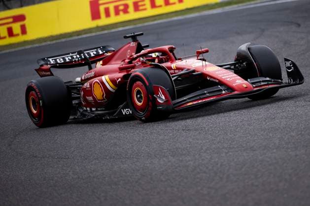 April 6, 2024, Suzuka, Mie, Japan: CHARLES LECLERC (MON) of Scuderia Ferrari 16 racing on Qualifying day of the 2024 Formula 1 Japanese Grand Prix. Max Verstappen qualified on pole position. Suzuka Japan - ZUMAb177 20240406_aap_b177_075 Copyright: xTaidghxBarronx
