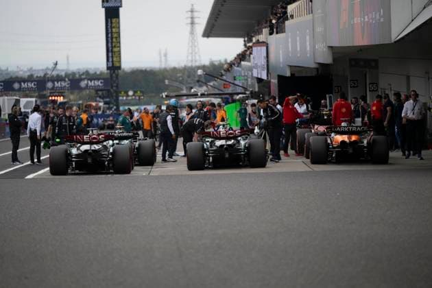 April 6, 2024, Suzuka, Mie, Japan: Parc Fermme on Qualifying day of the 2024 Formula 1 Japanese Grand Prix. Max Verstappen qualified on pole position. Suzuka Japan - ZUMAb177 20240406_aap_b177_112 Copyright: xTaidghxBarronx