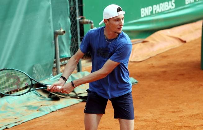 ROLEX MONTE-CARLO MASTERS PHOTOPQR NICE MATIN Jean François Ottonello ; Roquebrune-Cap-Martin ; 06 04 2024 ; ROLEX MONTE-CARLO MASTERS - QUALIFICATIONS - HUMBERT UGO Roquebrune-Cap-Martin France  Copyright: xPHOTOPQR NICExMATIN MAXPPPxJeanxFrançoisxOttonellox 20240406NIM2881 20240406NIM2881