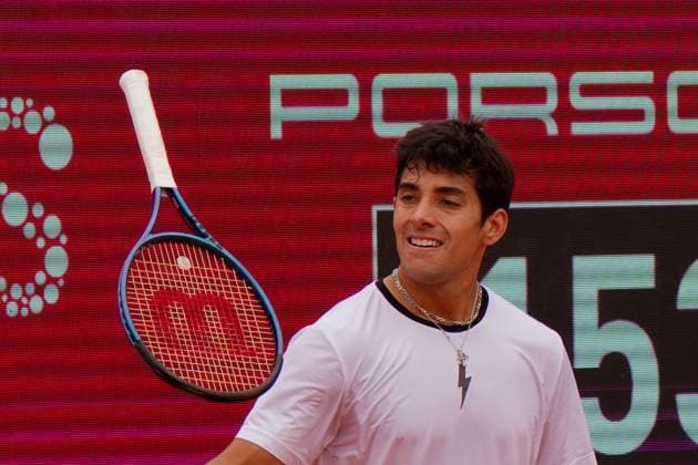 Estoril, Portugal, April 06 2024: Cristian Garin (Chile) during the Millennium Estoril Open match between Cristian Garin (Chile) and Hubert Hurkacz (Poland) at Clube de Tenis do Estoril in Estoril, Portugal. (Pedro Porru SPP) Copyright: xPedroxPorrux xSPPx spp-en-PePoSp-4F8A1574