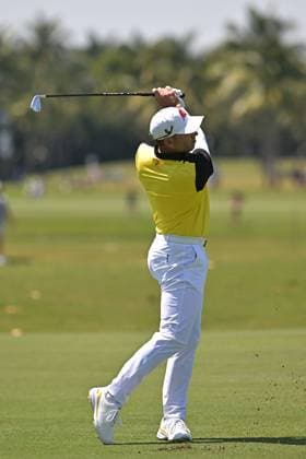 DORAL, FL - APRIL 06 Professional Golfer Sergio Garcia in action during LIV Golf Miami on April 6, 2024, at Trump National Doral Miami in Doral, FL. (Photo by Michele Eve Sandberg Icon Sportswire) GOLF: APR 06 LIV Golf League Miami EDITORIAL USE ONLY Icon240406366