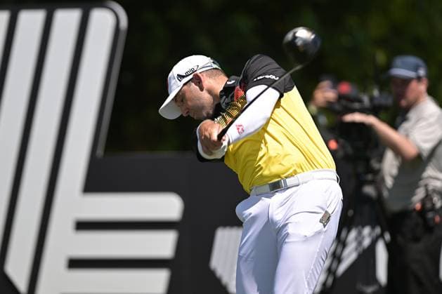 DORAL, FL - APRIL 06 Professional Golfer Sergio Garcia in action during LIV Golf Miami on April 6, 2024, at Trump National Doral Miami in Doral, FL. (Photo by Michele Eve Sandberg Icon Sportswire) GOLF: APR 06 LIV Golf League Miami EDITORIAL USE ONLY Icon240406376