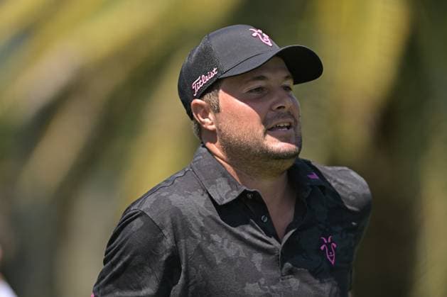 DORAL, FL - APRIL 06 Professional Golfer Peter Uihlein in action during LIV Golf Miami on April 6, 2024, at Trump National Doral Miami in Doral, FL. (Photo by Michele Eve Sandberg Icon Sportswire) GOLF: APR 06 LIV Golf League Miami EDITORIAL USE ONLY Icon24040638901
