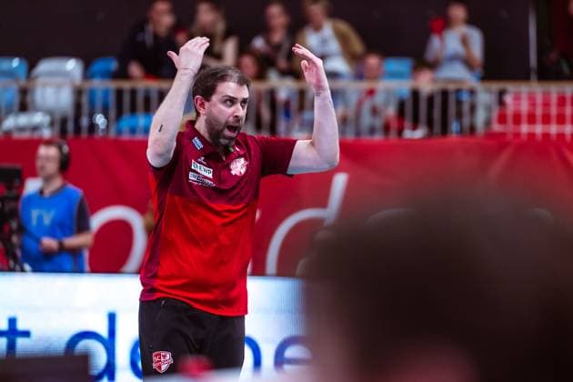 VBL Volleyball-Bundesliga; SC Potsdam - SSC Palmberg Schwerin; PlayOff Halbfinale, 06.04.2024 VBL Volleyball-Bundesliga; SC Potsdam - SSC Palmberg Schwerin; 06.04.2024 Copyright: xBEAUTIFULxSPORTS NicolxMarschallx