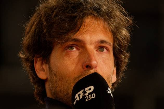 Estoril, Portugal, April 06 2024: Joao Sousa during his retirement ceremony at Clube de Tenis do Estoril in Estoril, Portugal. (Pedro Porru SPP) Copyright: xPedroxPorrux xSPPx spp-en-PePoSp-4F8A3243
