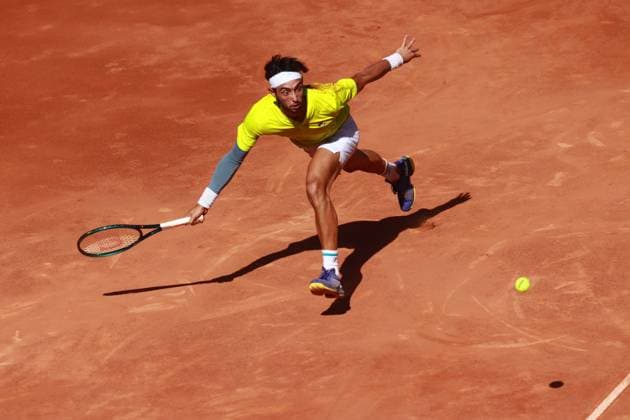 2024 Mexico City Open - Day 7 April 6, 2024, Mexico City, Mexico: Thiago Tirante of Argentina returns a shot to Bernard Tomic of Australia during the Semifinals match of Mexico City Open at Deportivo Chapultepec. Thiago Tirante defeated Bernard Tomic 2 sets to 0. on April 6, 2024 in Mexico City, Mexico. (Photo by Carlos Santiago Eyepix Group) Copyright: xCarlosxSantiago xEyepixxGroupx CS_06042024_116596