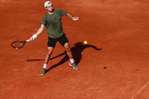 2024 Mexico City Open - Day 7 April 6, 2024, Mexico City, Mexico: Alexis Galarneau of Canada returns a shot to Maxime Janvier of France during the Semifinals match of Mexico City Open at Deportivo Chapultepec. Alexis Galarneau defeated Maxime Janvier 2 sets to 1. on April 6, 2024 in Mexico City, Mexico. (Photo by Carlos Santiago Eyepix Group) Copyright: xCarlosxSantiago xEyepixxGroupx CS_06042024_116619