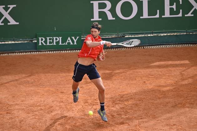 Arthur Rinderknech (FRA) TENNIS : Rolex Monte Carlo 2024 - Monte Carlo - 07 04 2024 Panoramic Panoramic 