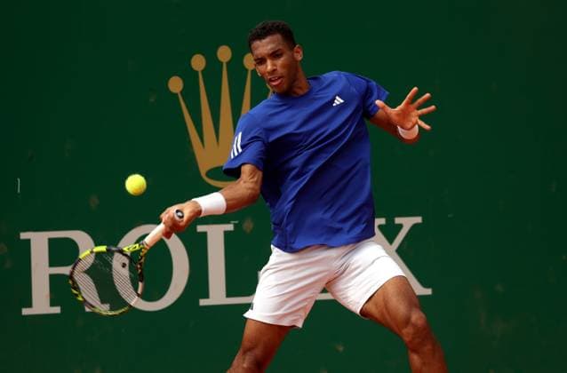 ROLEX MONTE-CARLO MASTERS QUALIFS PHOTOPQR NICE MATIN Jean François Ottonello ; Roquebrune-Cap-Martin ; 07 04 2024 ; ROLEX MONTE-CARLO MASTERS - Felix Auger-Aliassime a l entrainement Roquebrune-Cap-Martin France  Copyright: xPHOTOPQR NICExMATIN MAXPPPxJeanxFrançoisxOttonellox 20240407NIM5216 20240407NIM5216