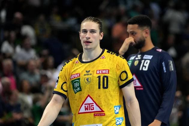 Wetzlar, Germany, April 7th 2024: Juri Knorr ( Rhein-Necker-Löwen) during the Liqui Moly Handball-Bundesliga game between HSG Wetzlar and Rhein-Neckar-Löwen at Buderus-Arena in Wetzlar, GERMANY. (Julia Kneissl SPP) Copyright: xJuliaxKneisslx xSPPx spp-en-JuKnSp-JK_06886.jpeg