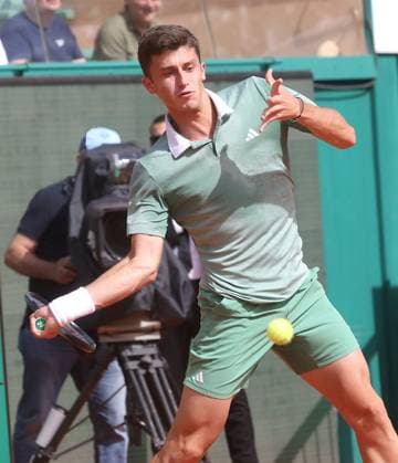 Monte-Carlo Rolex Master Tennis PHOTOPQR NICE MATIN Cyril Dodergny ; Roquebrune-cap-martin ; 08 04 2024 ; Roquebrune-cap-martin le 08 04 2024 - Monte-Carlo Country Club - Monte-Carlo Rolex Master 1000 Tennis - 1er tour - L italien Luca NARDI Roquebrune-cap-martin France  Copyright: xPHOTOPQR NICExMATIN MAXPPPxCyrilxDodergnyx 20240408NIM6760 20240408NIM6760