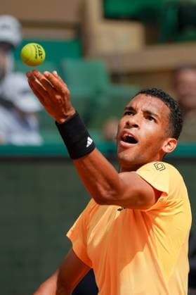 Felix Auger-Aliassime (Canada) TENNIS : Monaco Rolex Master 1000 - 1er tour - Monaco - 08 04 2024 NorbertScanella Panoramic 