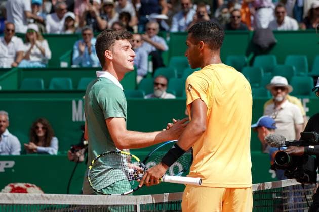 Felix Auger-Aliassime (Canada) TENNIS : Monaco Rolex Master 1000 - 1er tour - Monaco - 08 04 2024 NorbertScanella Panoramic 