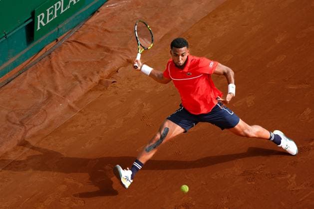Arthur Fils (France) TENNIS : Monaco Rolex Master 1000 - 1er tour - Monaco - 08 04 2024 NorbertScanella Panoramic 