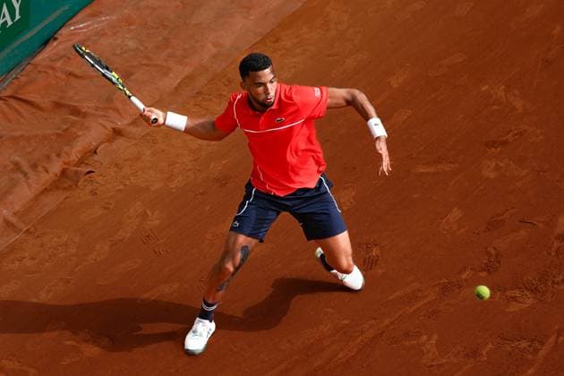 Arthur Fils (France) TENNIS : Monaco Rolex Master 1000 - 1er tour - Monaco - 08 04 2024 NorbertScanella Panoramic 
