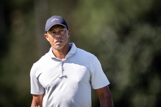 240408 Tiger Woods of the United States during a practice round prior to the 2024 Masters Golf Tournament on April 8, 2024 in Augusta. Photo: Petter Arvidson BILDBYRAN kod PA PA0789 golf masters 1 bbeng the masters Augusta Copyright: PETTERxARVIDSON BB240408PA006