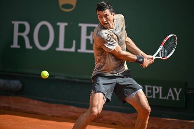 Rolex Monte-Carlo Masters - Day Three MONTE-CARLO, MONACO - APRIL 8: Sebastian Ofner of Austria in action against Daniel Evans of Great Britain during day three of the Rolex Monte-Carlo Masters at Monte-Carlo Country Club on April 8, 2024 in Monte-Carlo, Monaco. (Photo by Andy Astfalck) Copyright: xBEAUTIFULxSPORTS Astfalckx