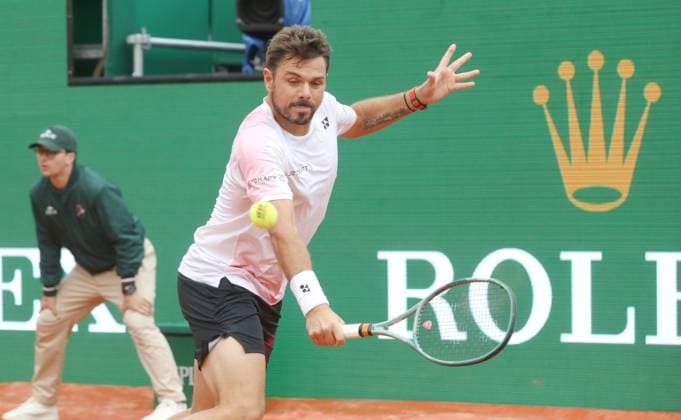 Monte-Carlo Rolex Master Tennis PHOTOPQR NICE MATIN Cyril Dodergny ; Roquebrune-cap-martin ; 09 04 2024 ; Roquebrune-cap-martin le 09 04 2024 - Monte-Carlo Country Club - Monte-Carlo Rolex Master 1000 Tennis - 2eme tour - Stan WAWRINKA vs Alex DE MINAUR April 9th 2024. Monte-Carlo Rolex Masters under the rain Roquebrune-cap-martin France  Copyright: xPHOTOPQR NICExMATIN MAXPPPxCyrilxDodergnyx 20240409NIM8897 20240409NIM8897