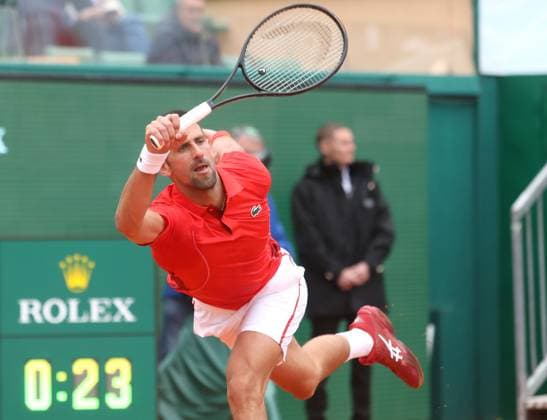 Monte-Carlo Rolex Master Tennis PHOTOPQR NICE MATIN Cyril Dodergny ; Roquebrune-cap-martin ; 09 04 2024 ; Roquebrune-cap-martin le 09 04 2024 - Monte-Carlo Country Club - Monte-Carlo Rolex Master 1000 Tennis - 2eme tour - Le Serbe et numero 1 mondial, Novak DJOKOVIC Roquebrune-cap-martin France  Copyright: xPHOTOPQR NICExMATIN MAXPPPxCyrilxDodergnyx 20240409NIM9300 20240409NIM9300
