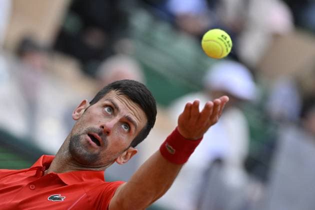 Tennis - Rolex Monte Carlo 2024 - ATP, Tennis Herren - Novak Djokovic - Serbie TENNIS - Rolex Monte Carlo 2024 - MC - 099 04 2024 ChrysleneCaillaud Panoramic 