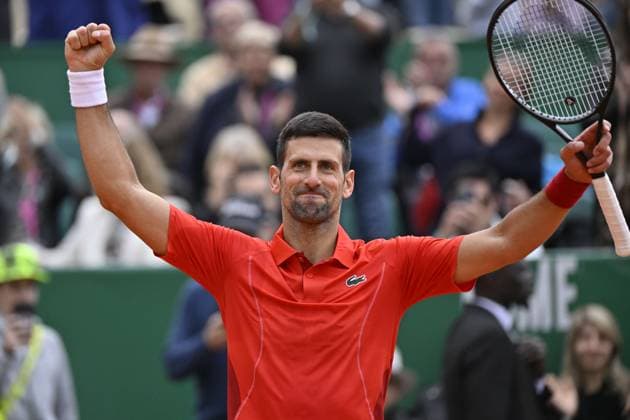 Tennis - Rolex Monte Carlo 2024 - ATP, Tennis Herren - Novak Djokovic - Serbie TENNIS - Rolex Monte Carlo 2024 - MC - 099 04 2024 ChrysleneCaillaud Panoramic 