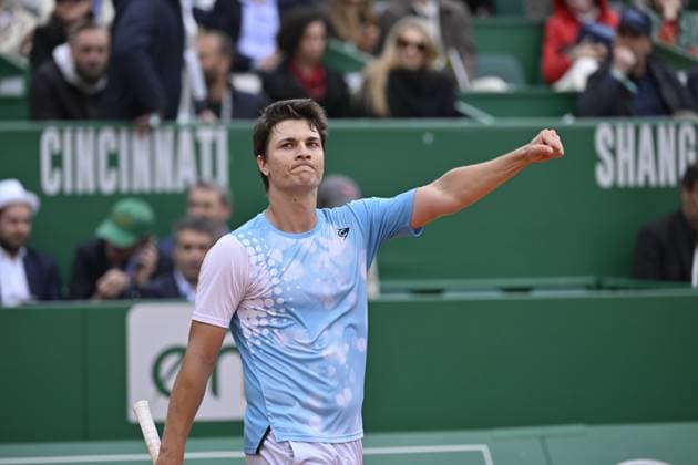 Tennis - Rolex Monte Carlo 2024 - ATP, Tennis Herren - Mionir Kermanovic - Serbie TENNIS - Rolex Monte Carlo 2024 - MC - 099 04 2024 ChrysleneCaillaud Panoramic 