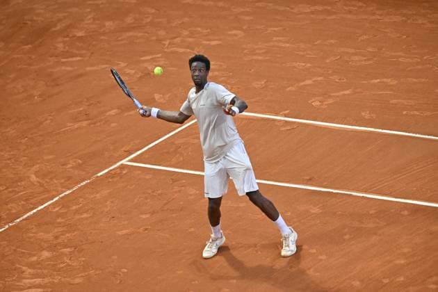 Tennis - Rolex Monte Carlo 2024 - ATP, Tennis Herren - Gael Monfils - France TENNIS - Rolex Monte Carlo 2024 - MC - 099 04 2024 ChrysleneCaillaud Panoramic 