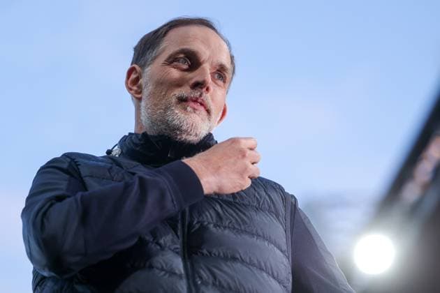 09.04.2024, Fussball, Saison 2023 2024, UEFA Champions League, Viertelfinale, Runde 1, Hinspiel, FC Arsenal London - FC Bayern München, Trainer Thomas Tuchel (FC Bayern München), London Emirates Stadium Greater London England xRHR-FOTO DEx Copyright: DennisxEwert RHR-FOTOx RHR-FOTO DE