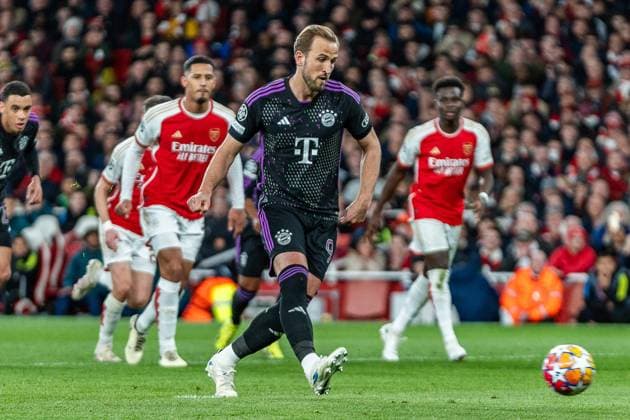 FC Arsenal vs. FC Bayern Muenchen , Fussball, UEFA Champions League, Viertelfinale, 09.04.2024 FC Arsenal vs. FC Bayern Muenchen , Fussball, UEFA Champions League, Viertelfinale, 09.04.2024 London Copyright: xEibner-Pressefoto BahhoxKarax EP_FCB