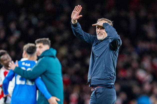 Thomas Tuchel (FC Bayern Muenchen, Chef-Trainer) FC Arsenal vs. FC Bayern Muenchen , Fussball, UEFA Champions League, Viertelfinale, 09.04.2024 FC Arsenal vs. FC Bayern Muenchen , Fussball, UEFA Champions League, Viertelfinale, 09.04.2024 London Copyright: xEibner-Pressefoto BahhoxKarax EP_FCB