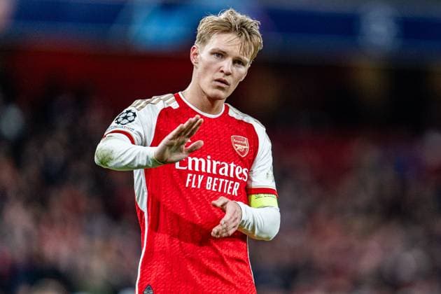 Martin Oedegaard (FC Arsenal London, 8) FC Arsenal vs. FC Bayern Muenchen , Fussball, UEFA Champions League, Viertelfinale, 09.04.2024 FC Arsenal vs. FC Bayern Muenchen , Fussball, UEFA Champions League, Viertelfinale, 09.04.2024 London Copyright: xEibner-Pressefoto BahhoxKarax EP_FCB