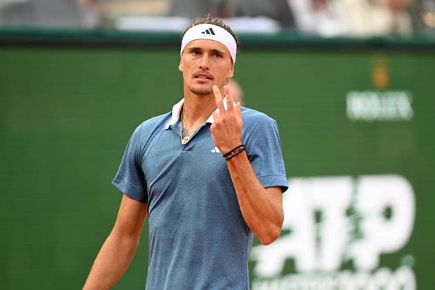 ALEXANDER SASHA ZVEREV, Tennis Rolex Monte-Carlo Masters 2024, azione, action, single shot TENNIS ROLEX MONTE-CARLO MASTERS 2024