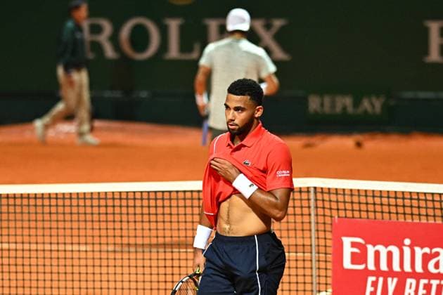 Monaco Rolex Masters Arthur Fils (FRA) during his second round at the Monaco Rolex Masters in Monte Carlo, on April, 9, 2024. Photo by Corinne Dubreuil ABACAPRESS.COM Monaco Monaco  Copyright: xDubreuilxCorinne ABACAx