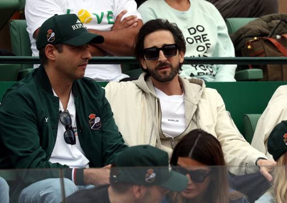 GUESTS ROLEX MONTE-CARLO MASTERS PHOTOPQR NICE MATIN Jean François Ottonello ; Roquebrune-Cap-Martin ; 10 04 2024 ; Guests au Rolex Monte-Carlo Masters - Adrien Brody Roquebrune-Cap-Martin France  Copyright: xPHOTOPQR NICExMATIN MAXPPPxJeanxFrançoisxOttonellox 20240410NIM0349 20240410NIM0349