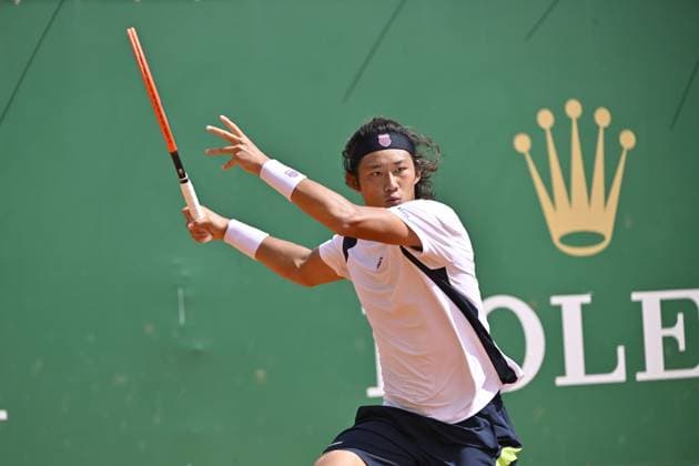 Tennis - Rolex Monte Carlo 2024 - ATP, Tennis Herren - Z Zhang - Chine TENNIS - Rolex Monte Carlo 2024 - MC - 10 04 2024 ChrysleneCaillaud Panoramic 