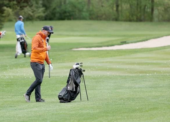 GOLF - Audi Circuit FROHNLEITEN,AUSTRIA,10.APR.24 - GOLF - Audi Circuit, GC Murhof. Image shows Thomas Morgenstern.  GEPAxpictures xHansxOberlaender