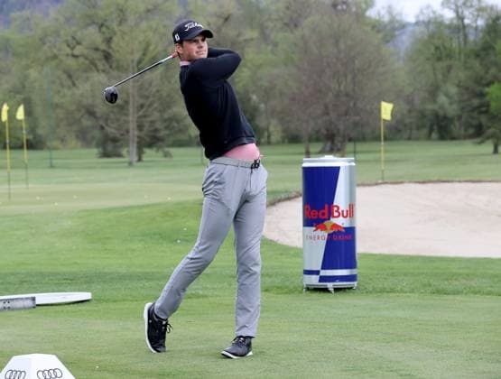 GOLF - Audi Circuit FROHNLEITEN,AUSTRIA,10.APR.24 - GOLF - Audi Circuit, GC Murhof. Image shows Luka Naglic (SLO).  GEPAxpictures xHansxOberlaender