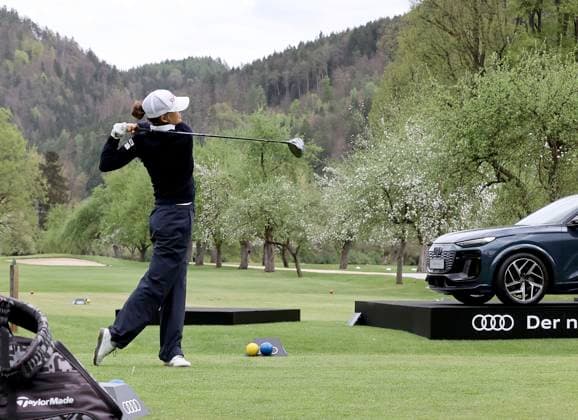 GOLF - Audi Circuit FROHNLEITEN,AUSTRIA,10.APR.24 - GOLF - Audi Circuit, GC Murhof. Image shows Christine Wolf (AUT).  GEPAxpictures xHansxOberlaender